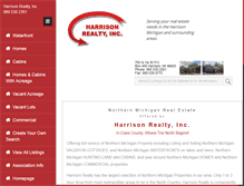 Tablet Screenshot of harrison-realty.com